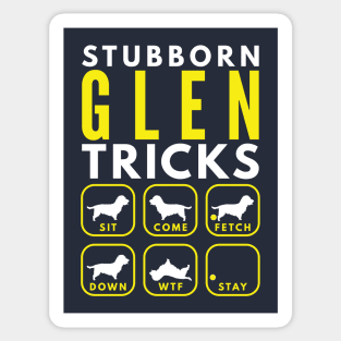 Stubborn Glen of Imaal Terrier Tricks - Dog Training Sticker